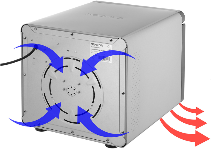 Сушилка для овощей и фруктов SENCOR SFD7750SS - изображение 6