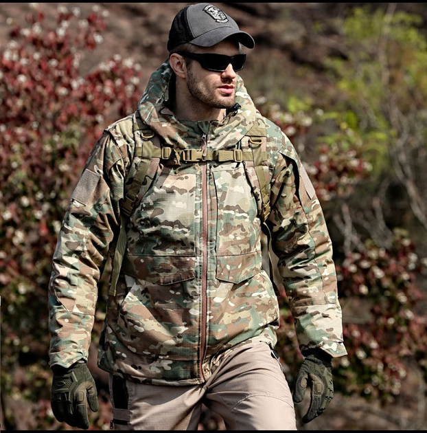Куртка, бушлат тактичний з капюшоном S.archon Multicam Розмір XL (48) - зображення 2