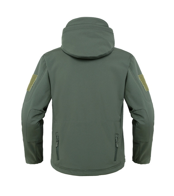 Куртка / вітровка тактическая софтшелл Softshell olive розмір S - зображення 2