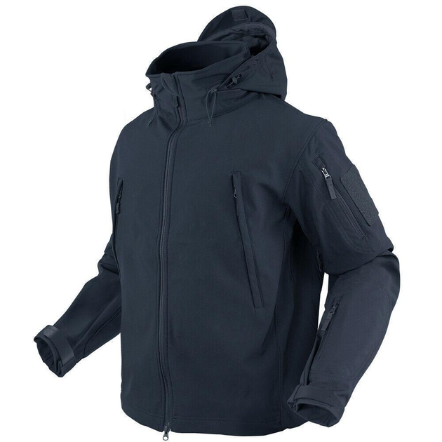 Куртка / вітровка софтшел Condor SUMMIT Softshell navy blue (темно-синя) Розмір 56 - XL - зображення 1