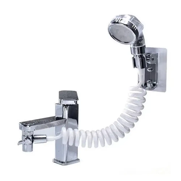 Душевая насадка на кран с гибким шлангом Mix Shower Mini душевой комплект с адаптером аэратором - изображение 8