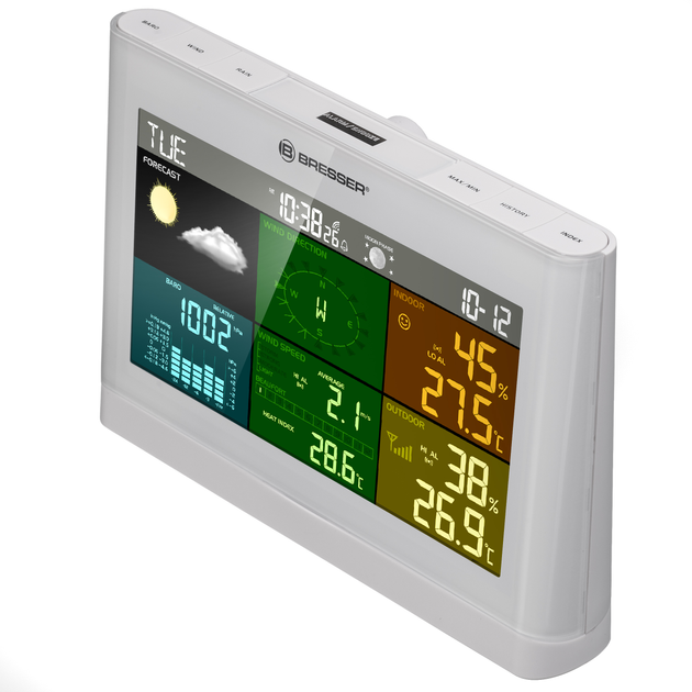 Метеостанція Bresser 5-in-1 Comfort Weather Center White (7002550GYE000) - изображение 2