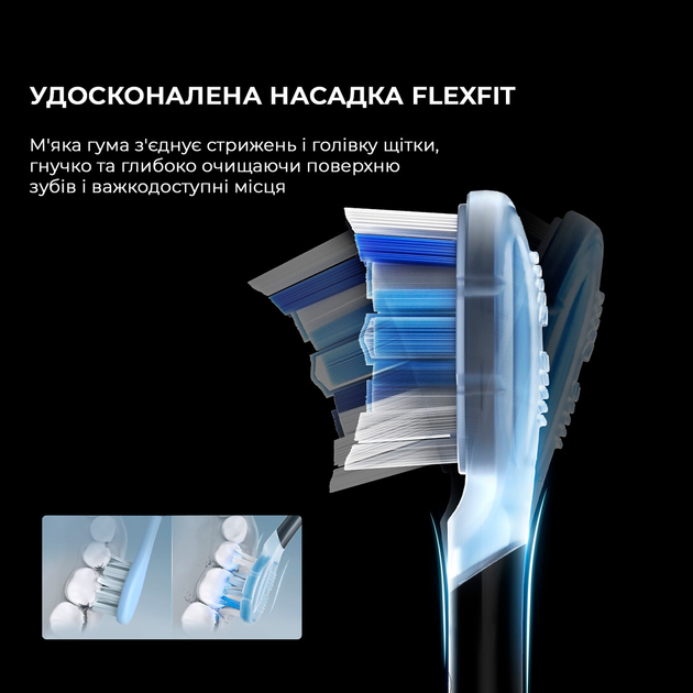 Электрическая зубная щетка Oclean X Ultra Set Black - изображение 6