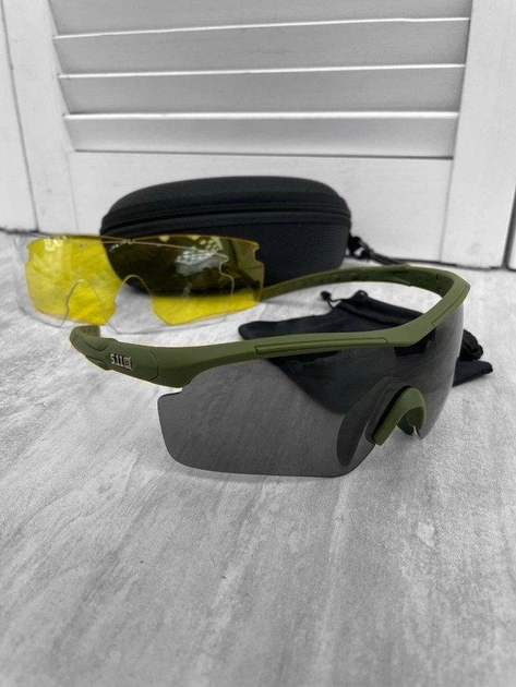 Тактические очки 5.11 oliva 28-0 - изображение 1