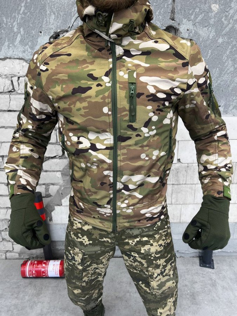 Куртка SoftShell тактическая мультикам размер XXXL - изображение 1