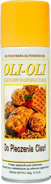 Olej w sprayu Oli Oli sojowy do pieczenia ciast 142 g (38024205811) - obraz 1