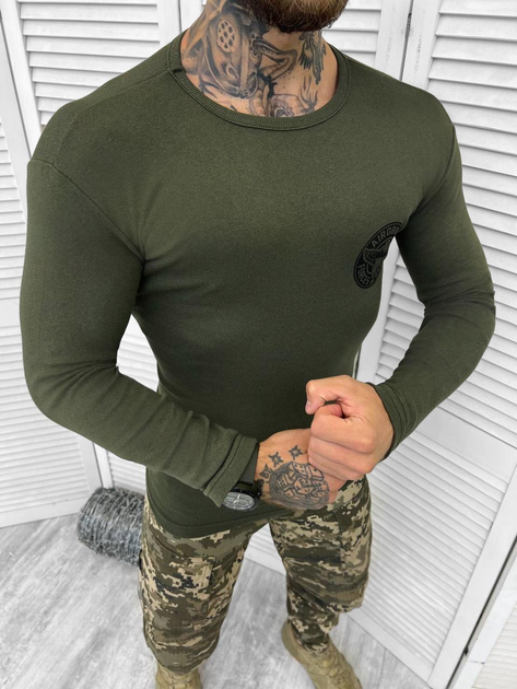 Тактический лонгслив Long Sleeve Shirt Olive XXL - изображение 2