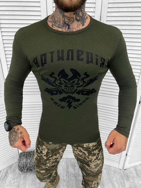 Тактичний лонгслів Tactical Long Sleeve Shirt Olive XXL - зображення 1