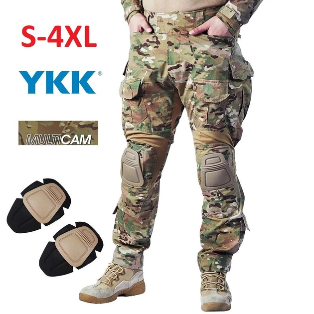 Тактический костюм с наколенниками и налокотниками + кепка Han Wild G3 multicam S - изображение 2