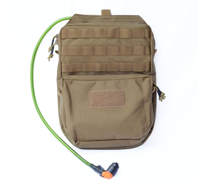 Рюкзак тактический на плитоноску для гидратора, утилитарный ROCO tactical Кордура 1000D Койот - изображение 1