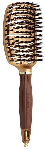 Szczotka do włosów Olivia Garden Nano Thermic Flex Collection 100% Boar Hairbrush NT-FLEXBR (5414343002938) - obraz 1