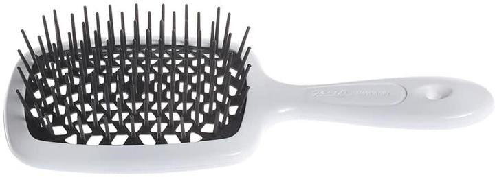 Перукарський гребінець Janeke Superbrush для розплутування волосся Біло-чорна (8006060630616 / 8006060590583) - зображення 1