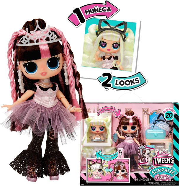Lalka z akcesoriami Mga LOL Surprise Tweens Surprise Swap Fashion Doll Bronze Blonde Billie (0035051591740) - obraz 3