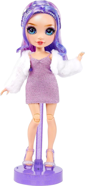 Lalka z akcesoriami Mga Rainbow High Fantastic Fashion Doll Purle Violet Willow 28 cm (0035051587385) - obraz 3