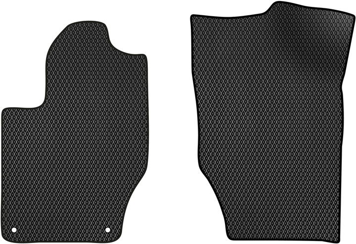 Акция на EVA килимки EVAtech в салон авто передні Citroen DS4 2011-2015 1 покоління Htb EU 2 шт Black от Rozetka
