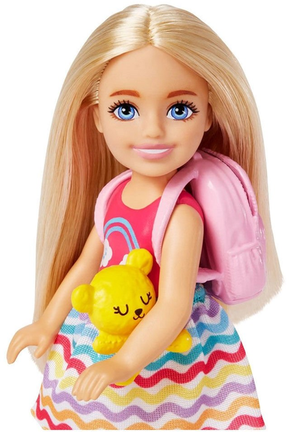 Lalka z akcesoriami Mattel Barbie Chelsea w podróży 15 cm (0194735098132) - obraz 4
