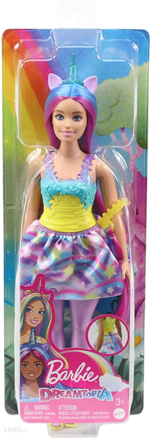 Лялька Mаttel Barbie Dreamtopia Лялька-єдиноріг синьо-фіолетова 30 см (0194735055968) - зображення 1