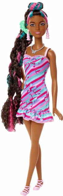 Лялька з аксесуарами Мattel Barbie Totally Hair З довгим волоссям 30 см (0194735014859) - зображення 2