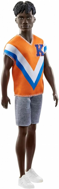 Lalka Mattel Barbie Fashionistas Doll Ken Orange Shirt 30 cm (0194735094400) - obraz 1