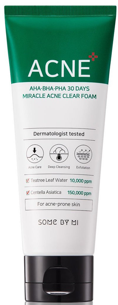 Очищуюча пінка для обличчя Some By Mi Acne 100 мл (8809647390091) - зображення 1