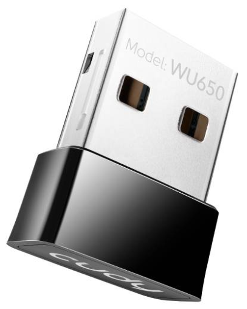 Dwuzakresowy adapter USB Cudy Wi-Fi 650 Mb/s WU650 (6971690790851) - obraz 2