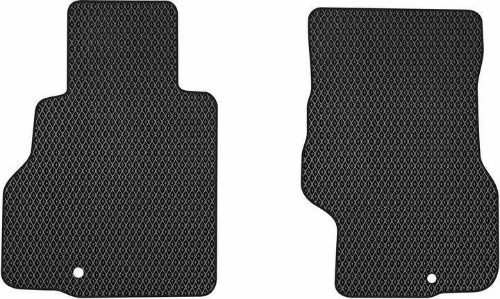 Акція на EVA килимки EVAtech в салон авто передні Infiniti M (Y50) (Q70) 2005-2010 2 покоління Sedan EU 2 шт Black від Rozetka