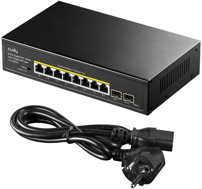 Przełącznik Cudy GS1008PS2 (GS1008PS2) - obraz 3