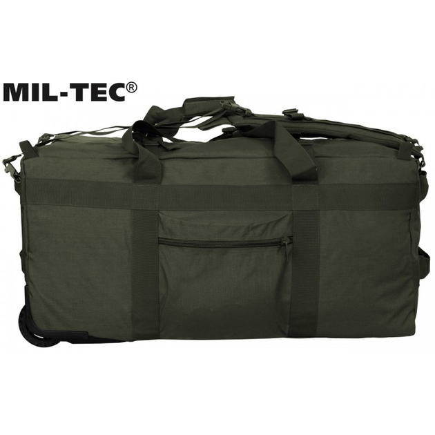 Сумка чемодан и рюкзак на колесиках Mil-Tec 110 л Olive 13854001 - изображение 2