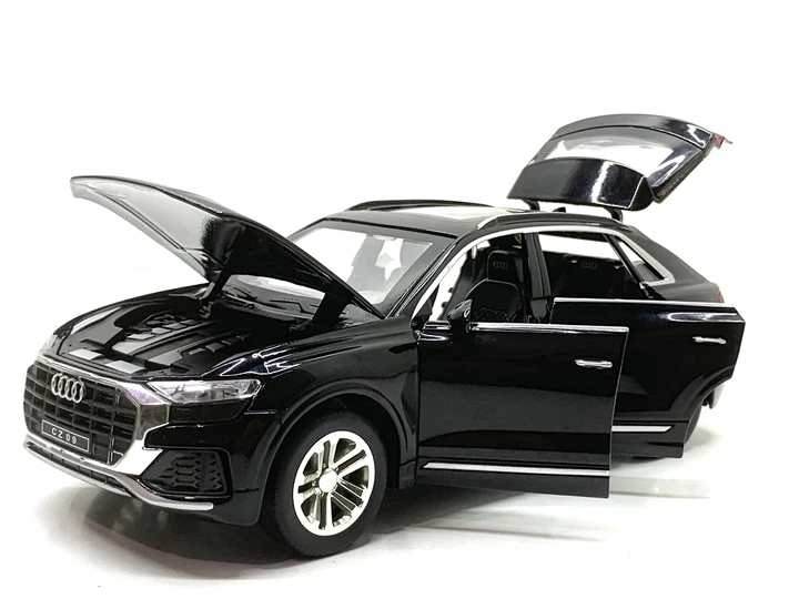 Машина Автосвит Audi Q8 инерционная масштаб 1:24 открываются двери капот багажник 20см Черная (AP-1844) - Фото 8 Машина Автосвит Audi Q8 инерционная масштаб 1:24 открываются двери капот багажник 20см Черная (AP-1844) - изображение 8