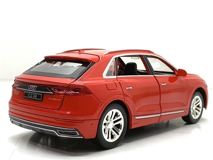 Машина Автосвіт Audi Q8 інерційна масштаб 1:24 відчиняються двері капот багажник 20см Червона (AP-1844) - Фото 6 Машина Автосвіт Audi Q8 інерційна масштаб 1:24 відчиняються двері капот багажник 20см Червона (AP-1844) - зображення 6