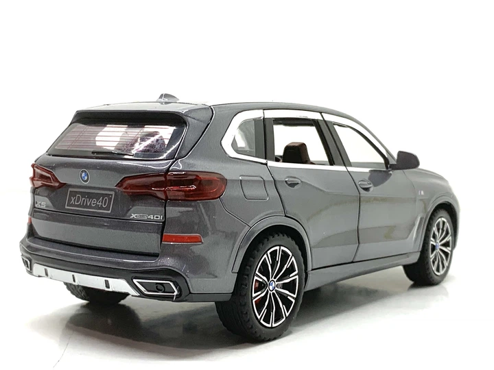 Машина Автосвит BMW Х5 инерционная масштаб 1:24 открываются двери капот багажник 20см Серая (AP-2012) - изображение 6