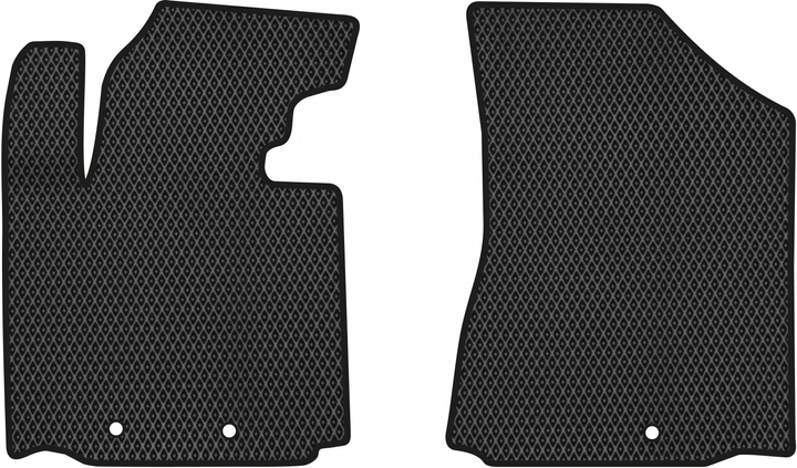 Акція на EVA килимки EVAtech в салон авто передні Kia Sorento (XM) 7 seats Restyling 2012-2014 2 покоління SUV Korea 2 шт Black від Rozetka