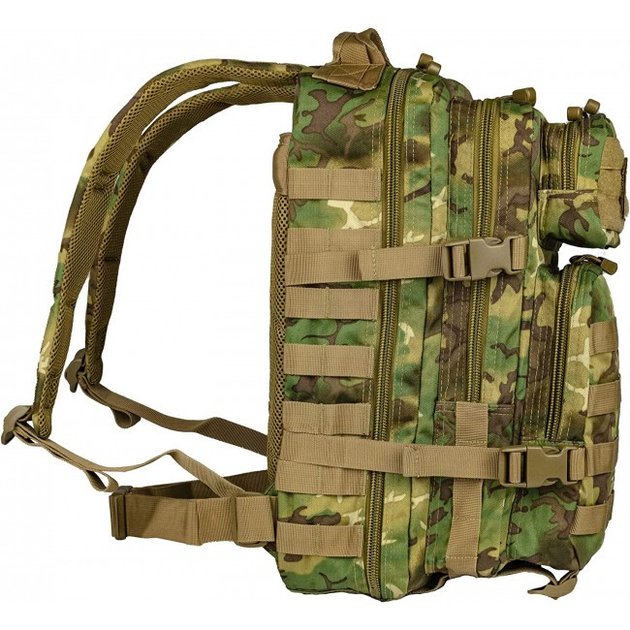 Рюкзак армейский Mil-Tec Assault 36L, тактический, штурмовой, объем 36-40 л., цвет Мультикам - изображение 2