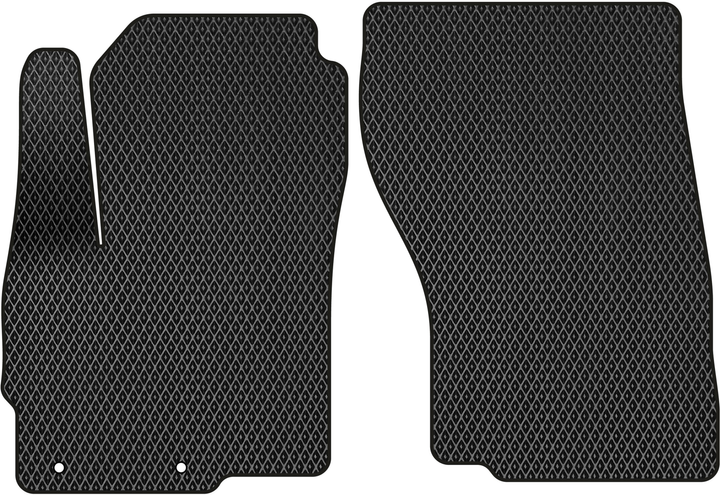 Акція на EVA килимки EVAtech в салон авто передні Mitsubishi Outlander 2013-2020 3 покоління SUV EU 2 шт Black від Rozetka