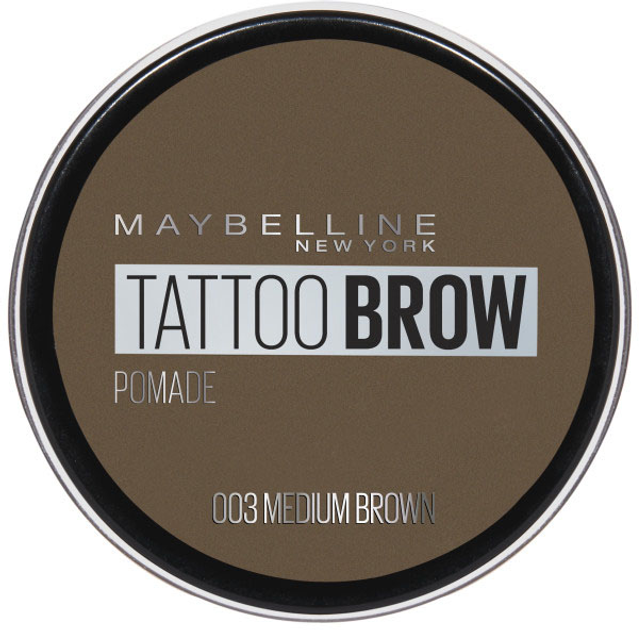 Помада для брів Maybelline Tattoo Brow Pomade 003 Medium Brown 3.5 мл (3600531516734) - зображення 1
