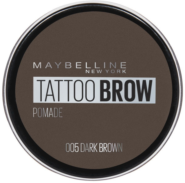 Помада для брів Maybelline Tattoo Brow Pomade 005 Dark Brown 3.5 мл (3600531516758) - зображення 1
