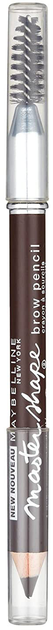 Олівець для брів Maybelline Master Shape Brow Pencil Deep Brown 0.6 г (3600530803873) - зображення 1