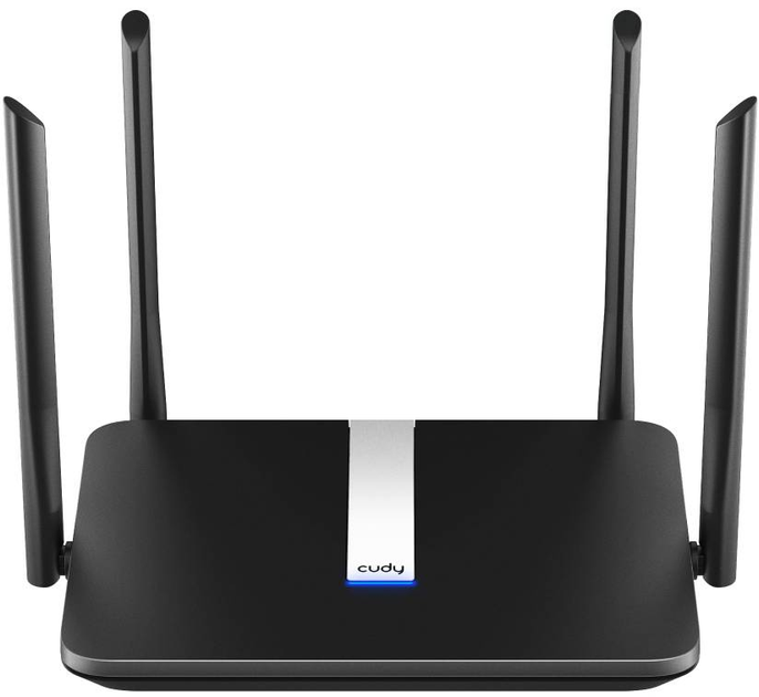 Dwuzakresowy inteligentny router Cudy Wi-Fi 6 AX1800 X6 (6971690791391) - obraz 1