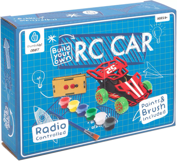 Zestaw dla kreatywności Thumbs Up! Build Your Own RC Car (5060820073573) - obraz 1
