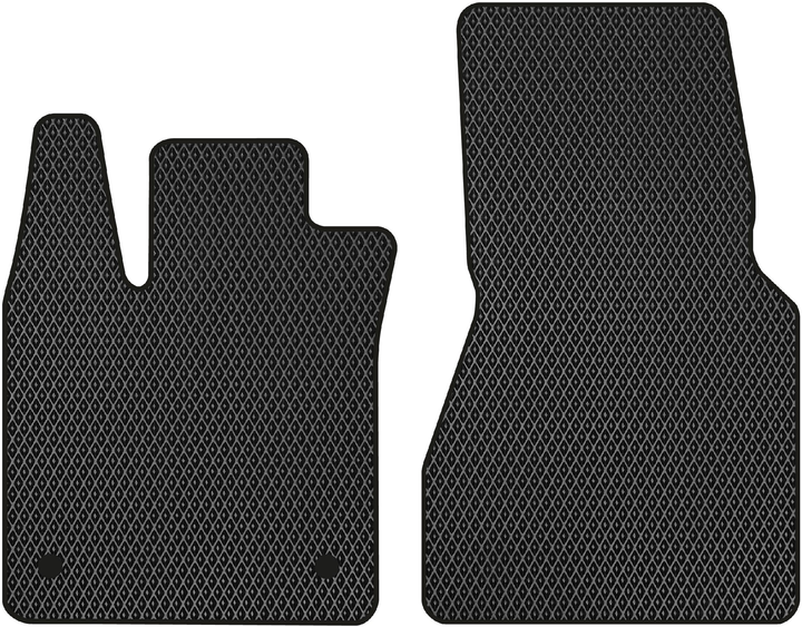 Акція на EVA килимки EVAtech в салон авто передні Smart Fortwo (C453) 2014+ 3 покоління Htb EU 2 шт Black від Rozetka