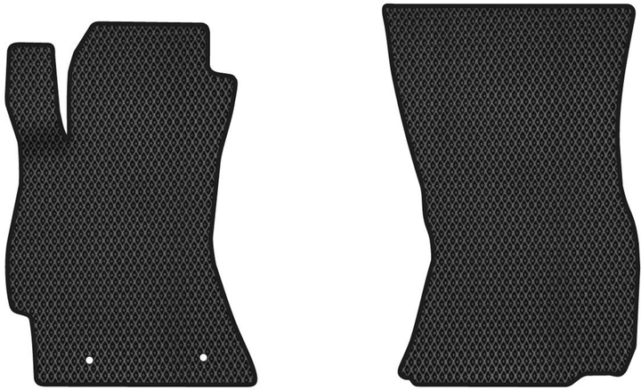 Акция на EVA килимки EVAtech в салон авто передні Subaru Legacy (BN) (2 clips) 2014-2019 6 покоління Sedan USA 2 шт Black от Rozetka