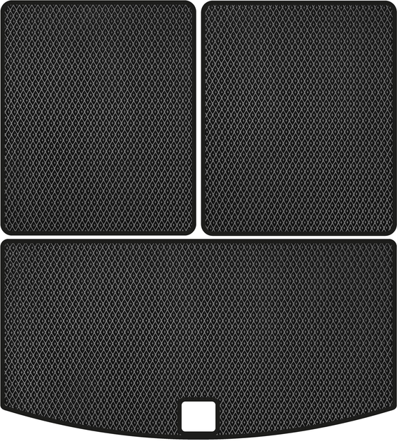 Акція на EVA килимок EVAtech в багажник авто Acura MDX (YD3) 2013-2016 3 покоління SUV USA 3 шт Black від Rozetka