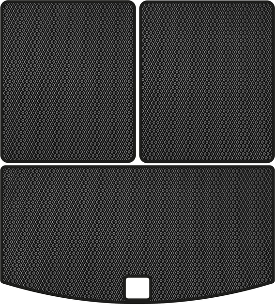 Акція на EVA килимок EVAtech в багажник авто Acura MDX (YD3) 2013-2016 3 покоління SUV USA 3 шт Black від Rozetka