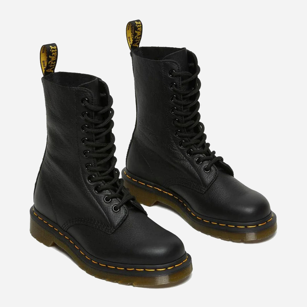 Жіночі черевики високі Dr. Martens 1490 Bla Virginia 37 Чорні (190665048148) - зображення 3