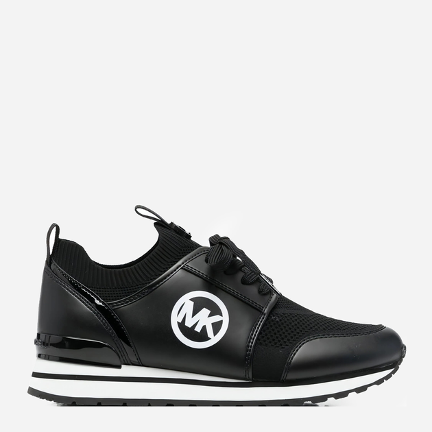 Sneakersy damskie z siatki na platformie do kostki wsuwane Michael Kors 43T2DAFS3D-001 38.5 Czarne (196108903715) - obraz 1