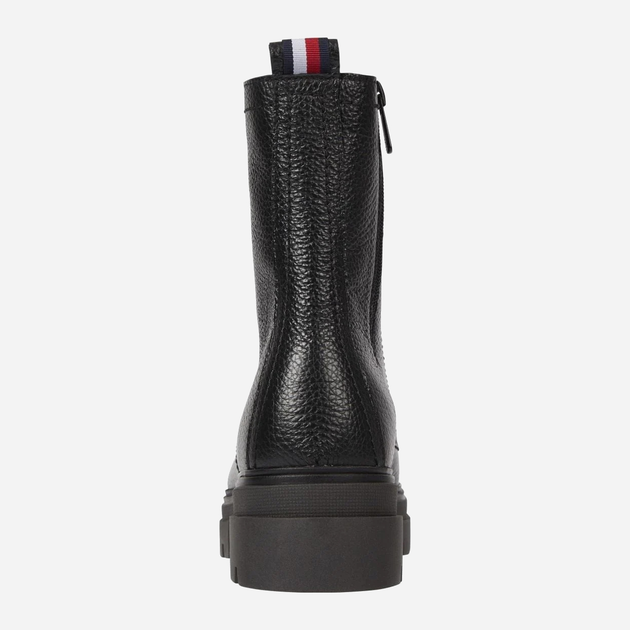 Trapery damskie skórzane Tommy Hilfiger FW0FW06732BDS 38 Czarne (8720641593618) - obraz 3