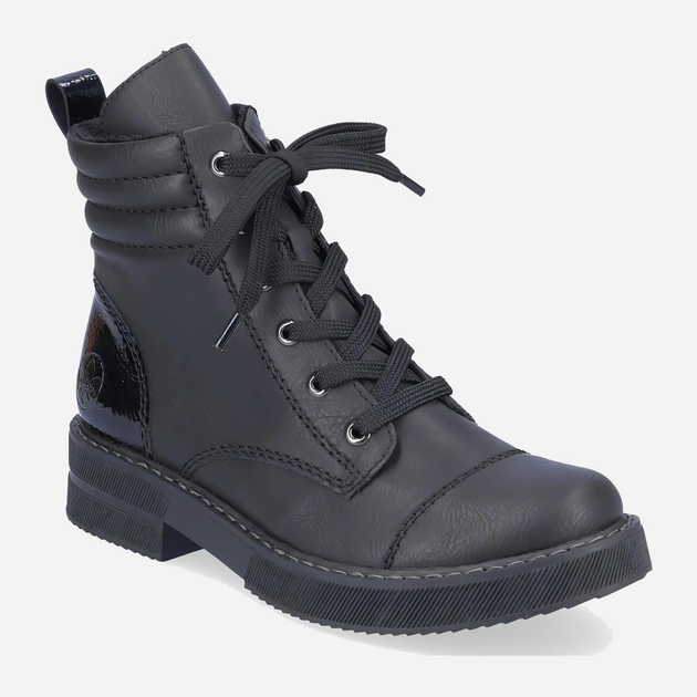Жіночі зимові черевики високі RIEKER 72014-00 38 Чорні (4060596657466) - зображення 2