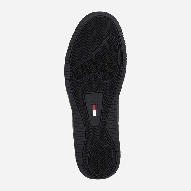 Sneakersy męskie skórzane Tommy Jeans THIEM0EM009550GK 44 Czarne (8720641627917) - obraz 5