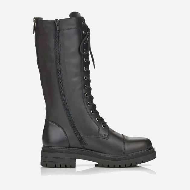Жіночі зимові черевики високі RIEKER Y3132-01 38 Чорні (4060596124388) - зображення 2