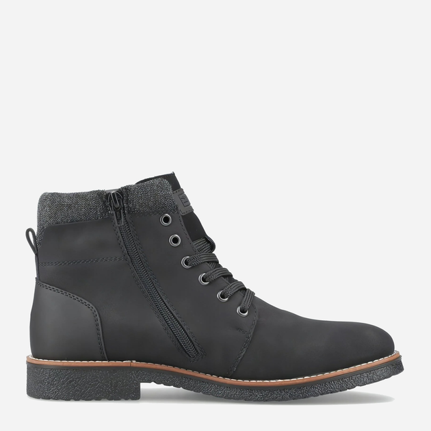 Чоловічі зимові черевики високі RIEKER 33640-01 45 Чорні (4059954072638) - зображення 1